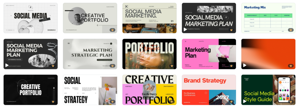 canva work kits examples