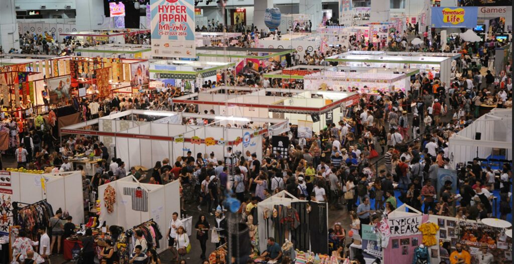 Hyper Japan Festival individual stalls