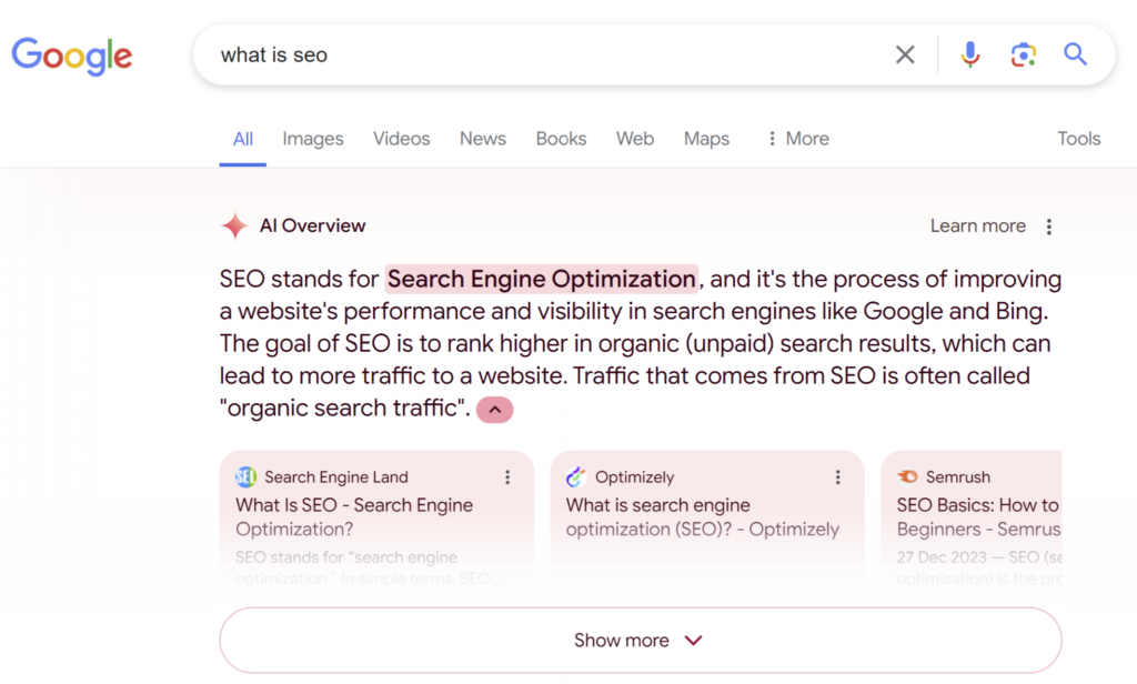 search engine optimisation definition